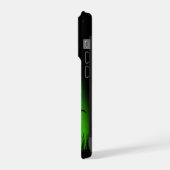 落ち着いた背景のiPhone 15 カー iPhoneケース (左側面)