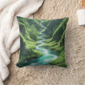 落ち着いた脱出 – 自然の静謐な姿|過去記事 クッション (ブランケット)