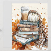 落ち着いた色合いの秋のトマトスクラップブッキングペーパー (正面/裏面)