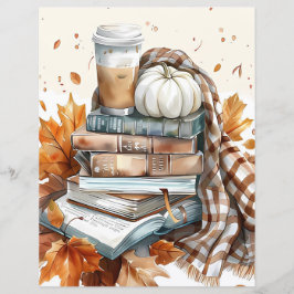 落ち着いた色合いの秋のトマトスクラップブッキングペーパー