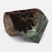 落ち着いた茶色の結晶の層 ネクタイ (ロール)
