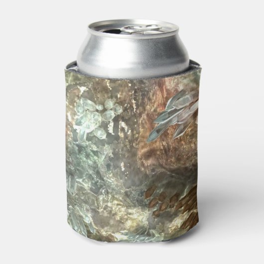 落ち着いた茶色の結晶の層 缶クーラー (缶正面)