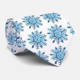 落ち着いた雪片のタイ ネクタイ