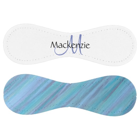 落ち着いた青い抽象芸術 | カッコいいターコイズアクア ソフトボール (パネル)