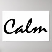 落ち着いています ポスター (正面)