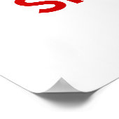 落ち着いていられない ポスター (角)