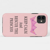 落ち着いてお姫様を助けよう Case-Mate iPhoneケース (裏面(横))