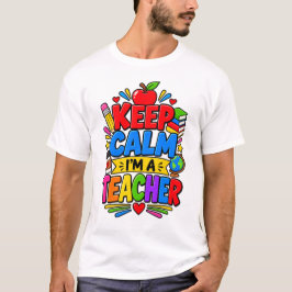 落ち着いてね、私は先生だから Tシャツ