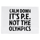 落ち着いてオリンピックの物理教育ではない ラージペーパーバッグ (裏面)