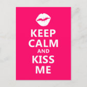 落ち着いてキスして ポストカード (正面)