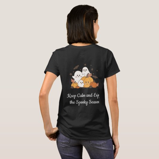落ち着いてスパイキーシーズンを楽しもう Tシャツ (裏面フル)