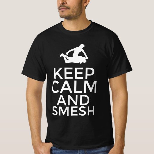 落ち着いてスマッシュ Tシャツ (正面)