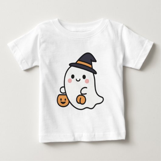 落ち着いてハロウィンを楽しもう ベビーTシャツ (正面)