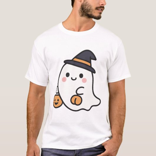 落ち着いてハロウィンを楽しもう Tシャツ (正面)