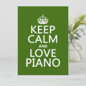 落ち着いてピアノを愛でよ (背景色は問いません) 招待状 (スタンド正面)