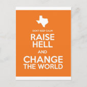 落ち着いて保はいけない。地獄に落ちろ! ポストカード (正面)