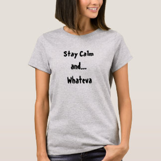 落ち着いて名言を Women's Tシャツ