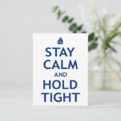 落ち着いて固く握り締める ポストカード (スタンド正面)