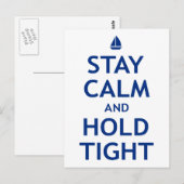 落ち着いて固く握り締める ポストカード (正面/裏面)