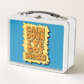 落ち着いて得おやつを食べる! メタルランチボックス (正面)