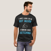 落ち着いて描く Sketching Tシャツ (正面フル)