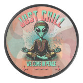 落ち着いて来いて アイスホッケーパック (正面)