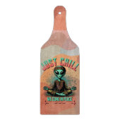 落ち着いて来いて カッティングボード (正面)