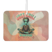 落ち着いて来いて カーエアーフレッシュナー (正面)