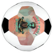 落ち着いて来いて サッカーボール (回転)