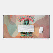 落ち着いて来いて デスクマット (キーボード&マウス)