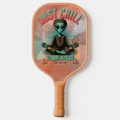 落ち着いて来いて ピックルボールラケット (裏面)