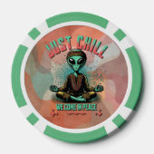 落ち着いて来いて ポーカーチップ (裏面)