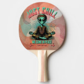 落ち着いて来いて 卓球ラケット (正面)