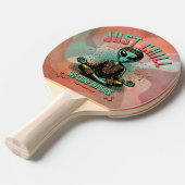 落ち着いて来いて 卓球ラケット (正面アングル)