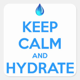 落ち着いて水分補給を スクエアシール