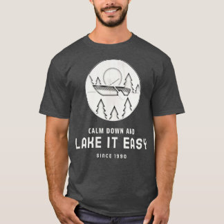 落ち着いて湖It簡単レイクオーバー1 Tシャツ