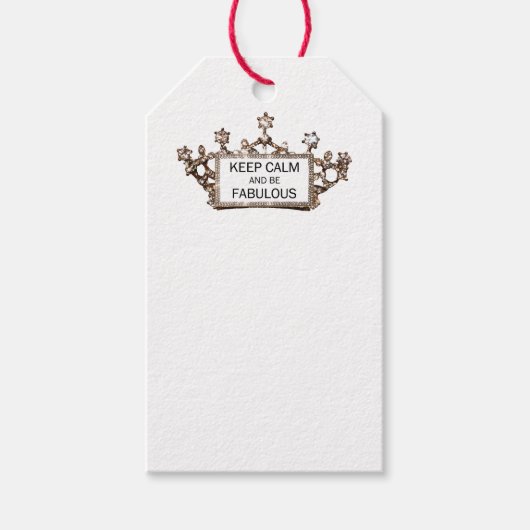 「落ち着いて素晴らしい」 ギフトタグ (正面)