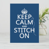 落ち着いて縫おう（全色） 招待状 (スタンド正面)