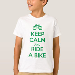 落ち着いて自転車に乗ろう Tシャツ