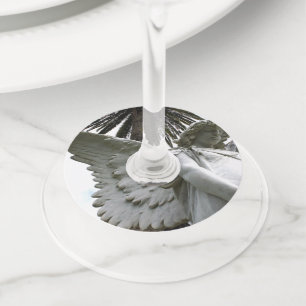 落ち着いて落ちる ワイングラスタグ