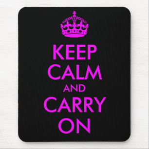 落ち着いて行動しよう マウスパッド