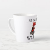 落ち着いて見えるかもしれないが、頭の中で君をつついたのは3Tだ。 カフェラテマグ (左アングル)