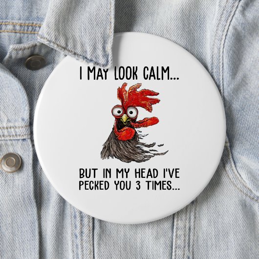 落ち着いて見えるかもしれないが、頭の中で君を3T選んだ。 缶バッジ (インサイチュ)