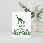 落ち着いて野菜を食べよう ポストカード (スタンド正面)