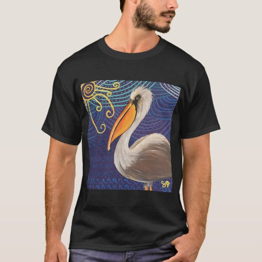 落ち着いて釣りに行こう Tシャツ (正面)