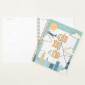 落ち着いて集中し、テーマを超えて上昇 プランナー手帳 (ディスプレー)