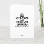 落ち着いて飲み続けよう カード (裏面)