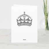 落ち着いて、あなたは80歳 カード (裏面)