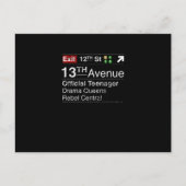 落ち着いて、このティーンエージャーはニューヨークの夢を持っている ポストカード (正面)