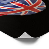 「落ち着いて、キティと一緒にお茶を」 , 赤いタータン, 猫のお茶会 ポスター (角)